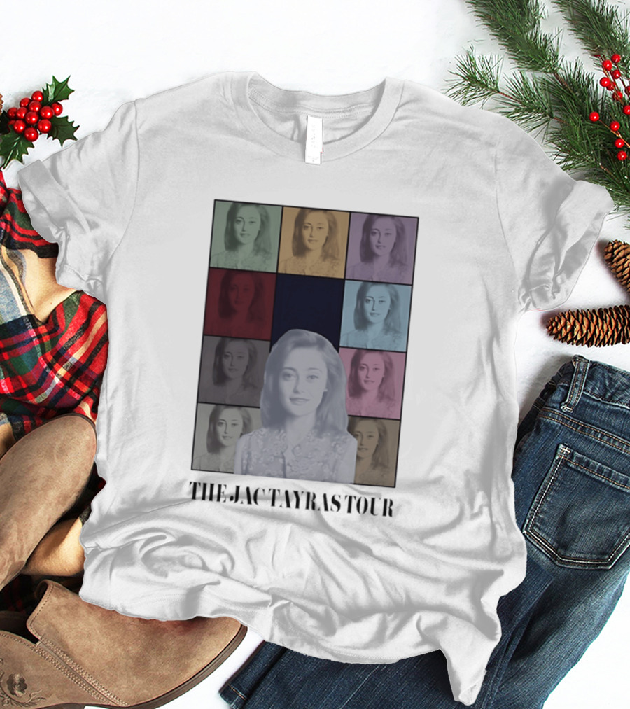 The Jactayras Tour Pop Art Style Multicolor Portrait Collage T-Shirt