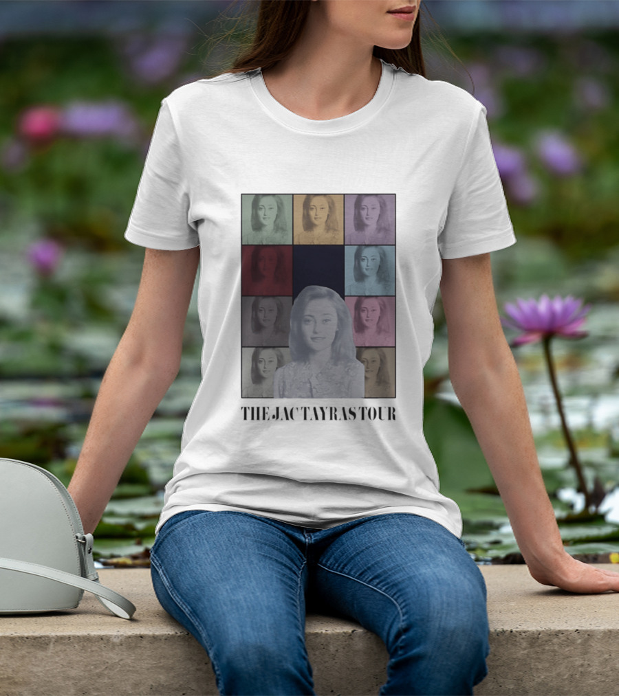 The Jactayras Tour Pop Art Style Multicolor Portrait Collage T-Shirt