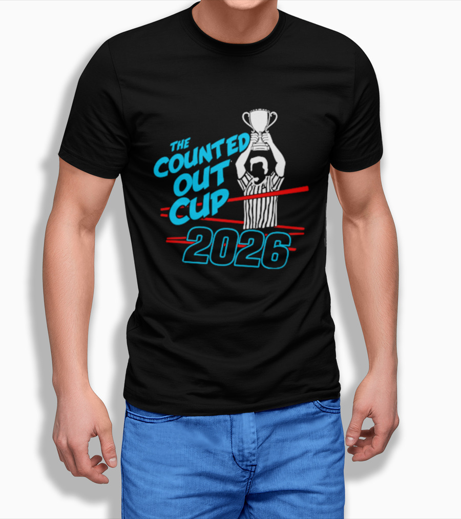 The Counted Out Cup 2026 Trophy Celebration T-Shirt