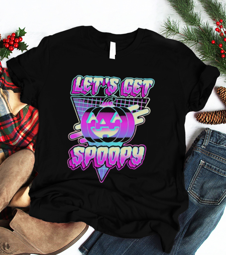Let's Get Spoopy Halloween Pumpkin T-Shirt