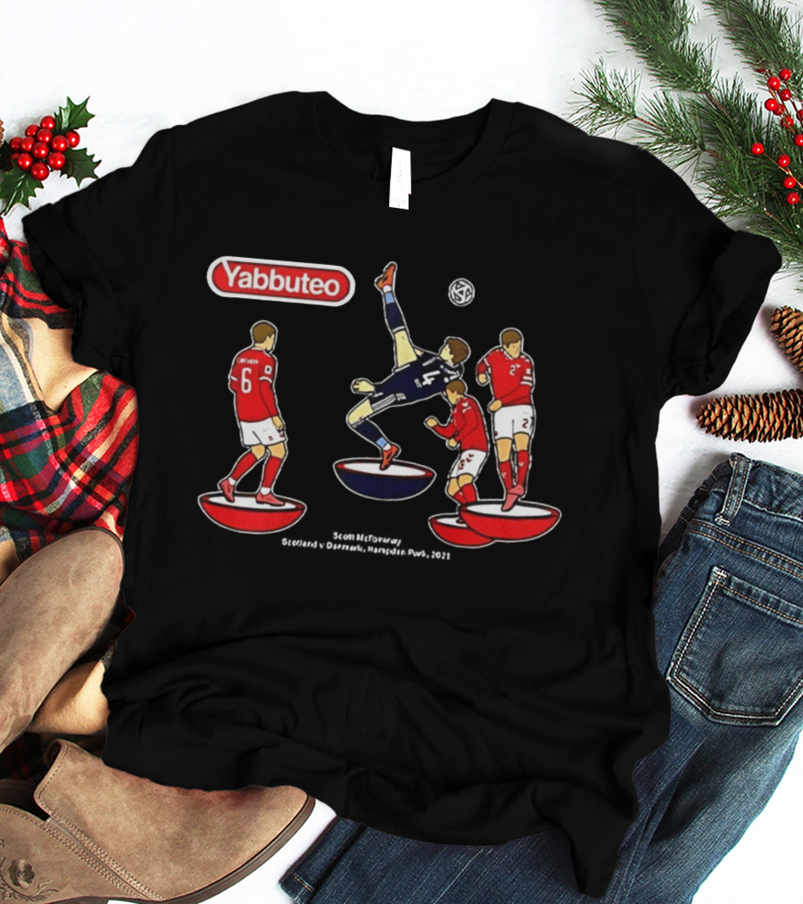 Yabbuteo Scotland FC McTominay Bicycle Kick T-Shirt