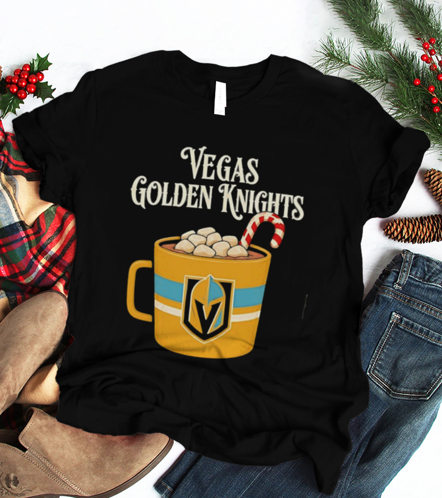 Vegas Golden Knights With Candy Cane Richmond T-Shirt