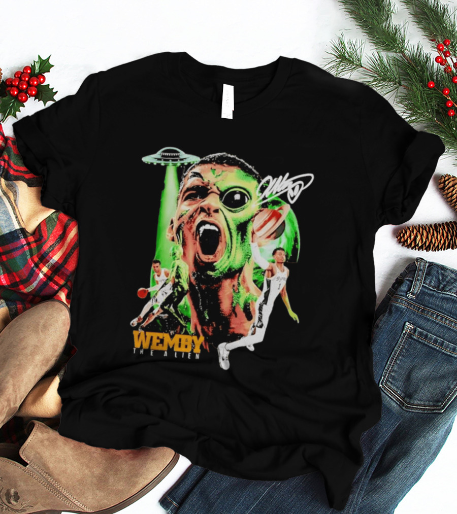 Wemby You Alien Victor Wembanyama San Antonio Spurs 2026 T-Shirt