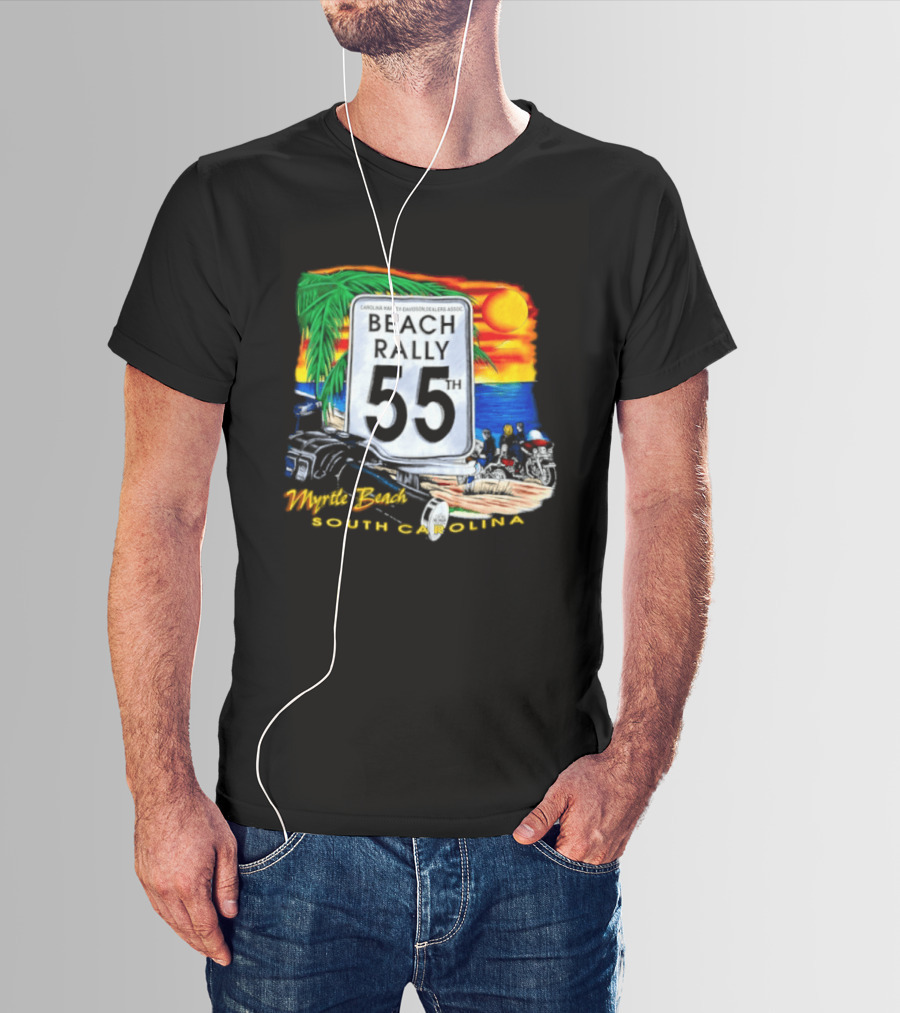 Carolina Harley Davidson Dealers Assoc Beach Rally 55th Myrtle Beach South Carolina T-Shirt