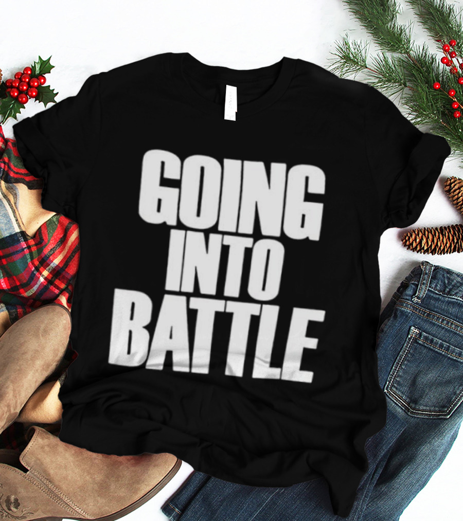 Cleveland Basketball Going Into Battle On The Shoulders Of The King 2 Sided T-Shirt