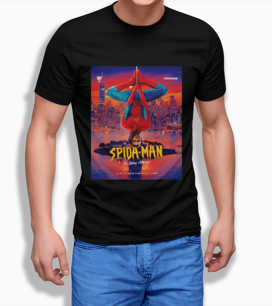 Donovan Mitchell Spida Man No Way Home Cleveland Cavaliers RM Challenge T-Shirt