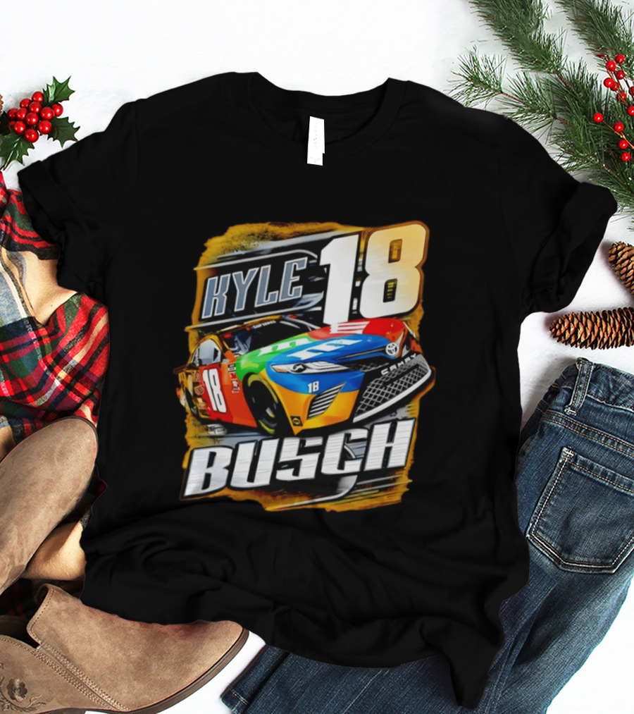 Kyle Busch 18 Toyota Camry Nascar Racing T-Shirt
