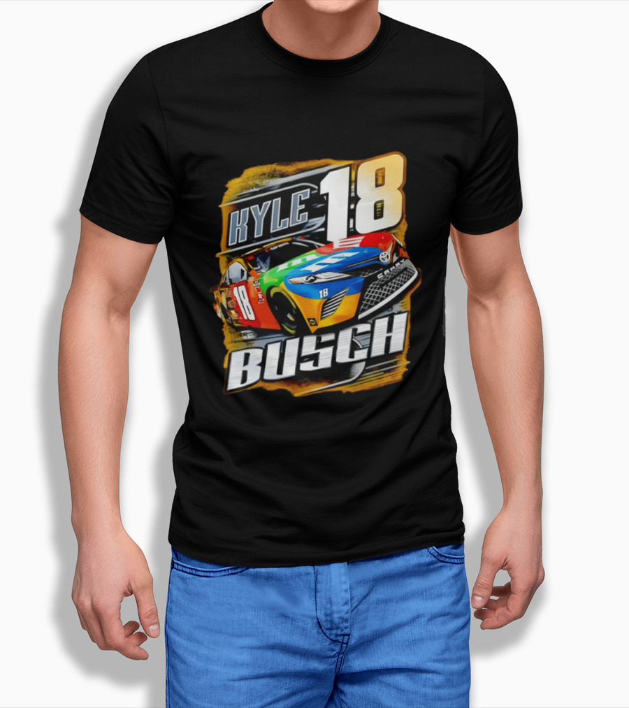 Kyle Busch 18 Toyota Camry Nascar Racing T-Shirt