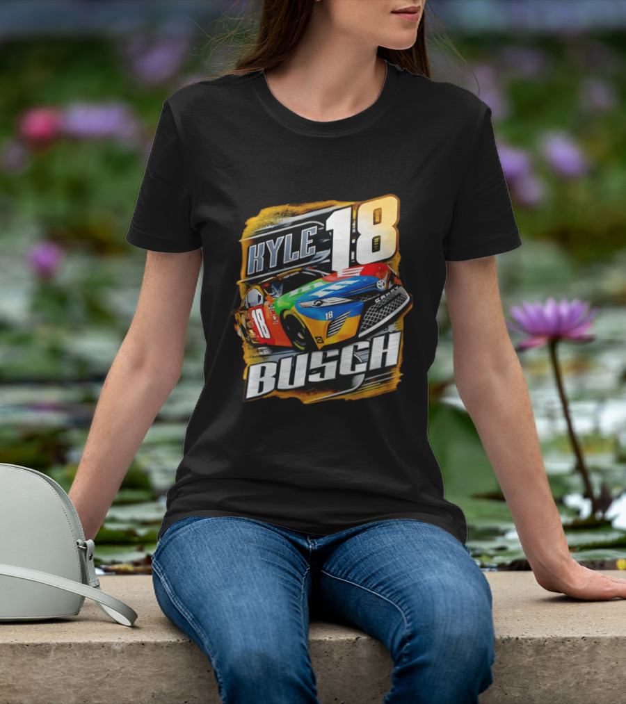 Kyle Busch 18 Toyota Camry Nascar Racing T-Shirt