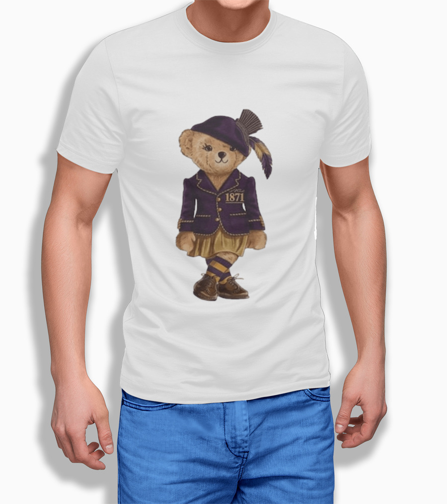 Alcorn State Polo Bear 1871 Lady Edition HBCU Fashion T-Shirt