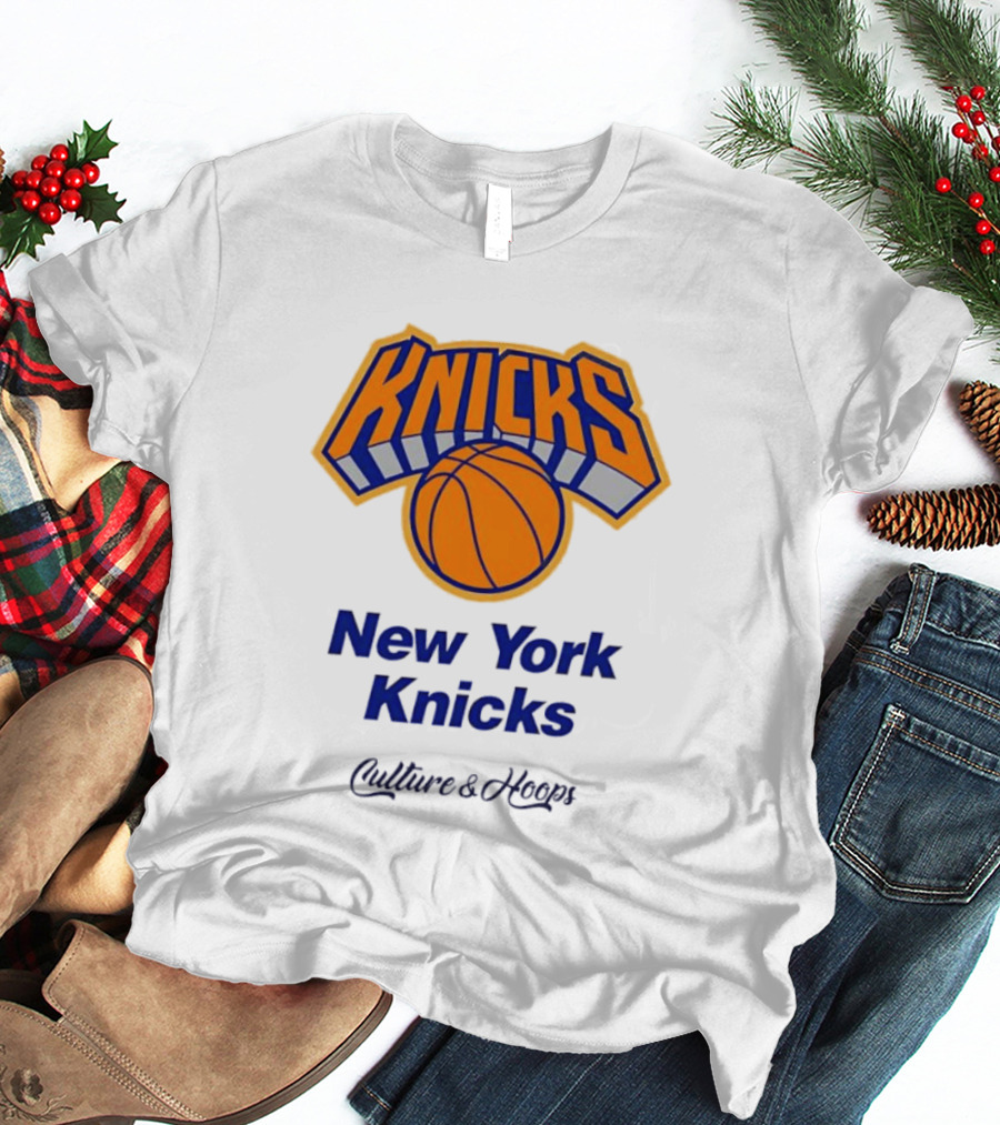 New York Knicks Culture & Hoops Basketball Team T-Shirt