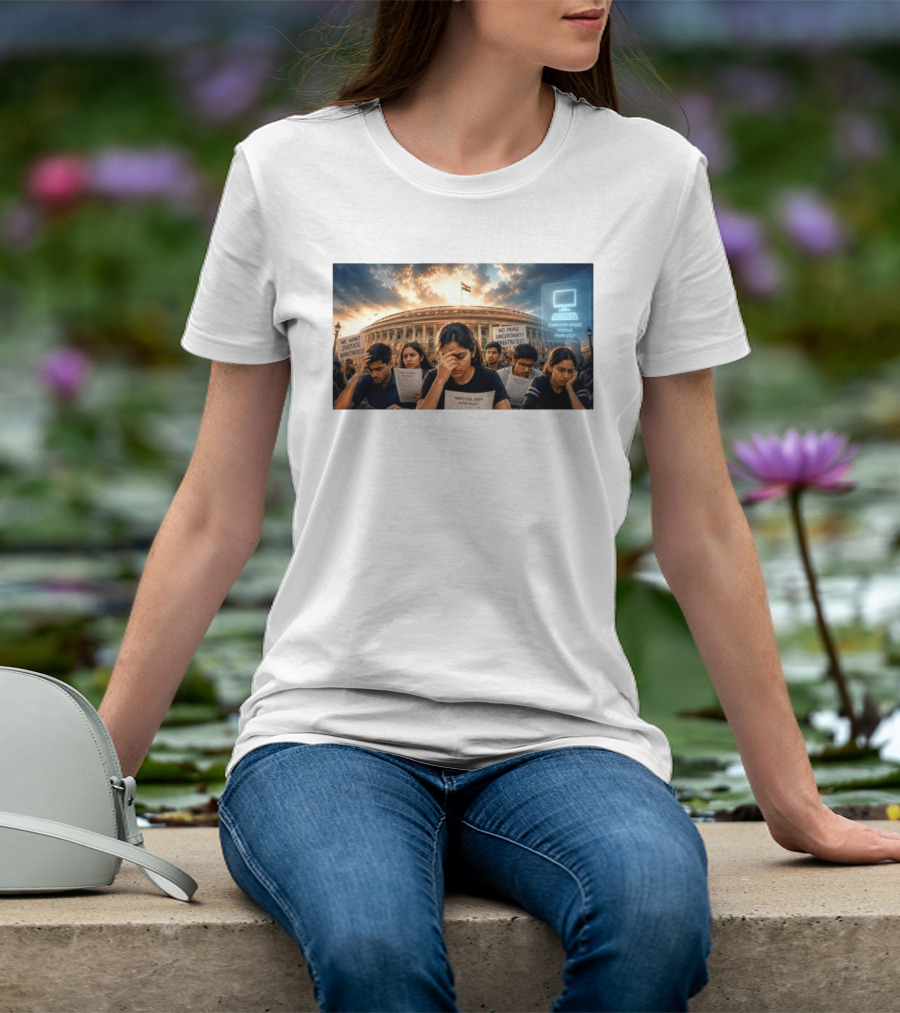 NTA Defends NEET Exam 2021 Retest Before Parliamentary Panel Amid Student Protests T-Shirt