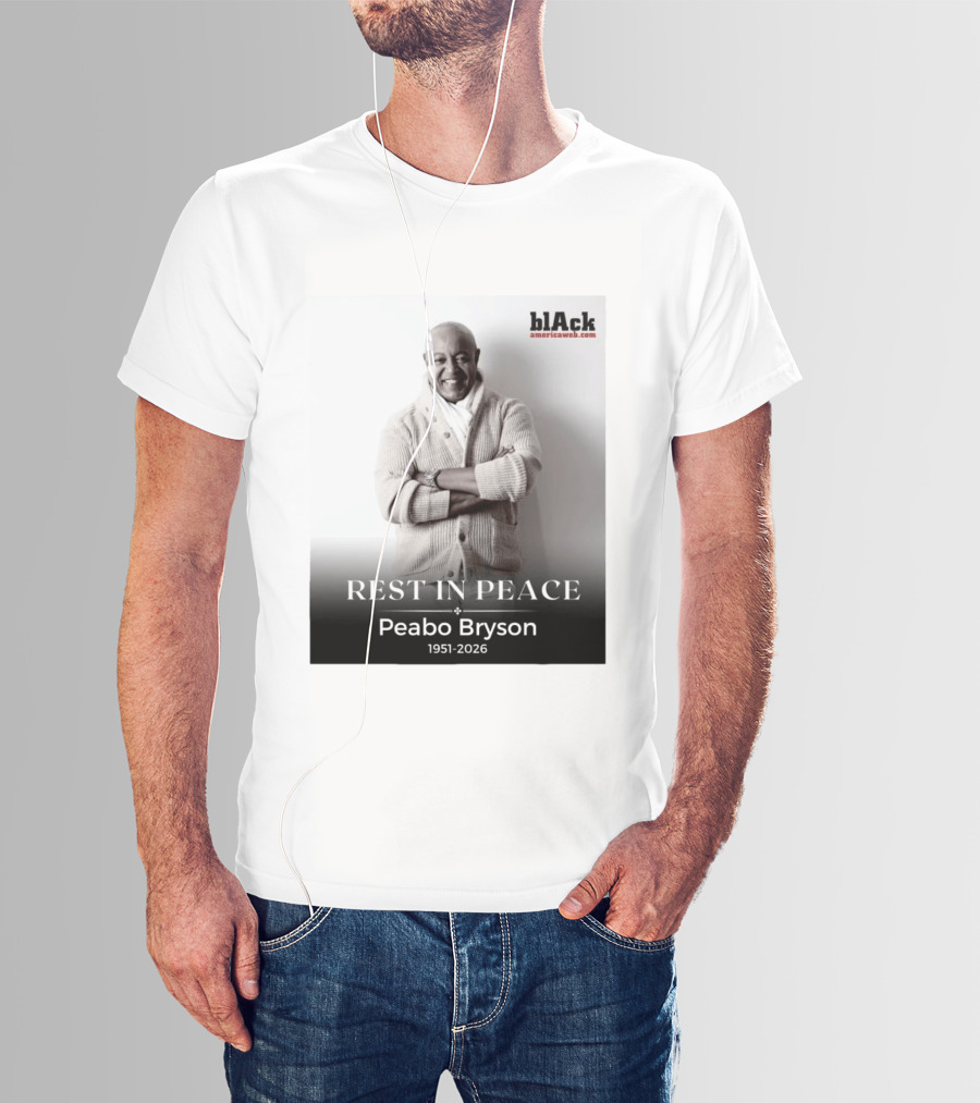 Rest In Peace Peabo Bryson 1951 2026 Singer Songwriter Beautiful Ballads T-Shirt