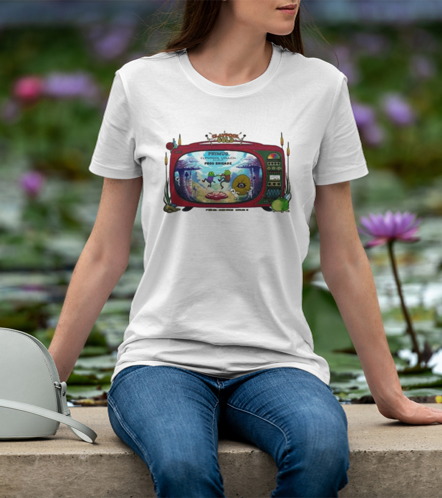 Primus Claypool Lennon Delirium Frog Brigade Cleveland June 2 2026 T-Shirt