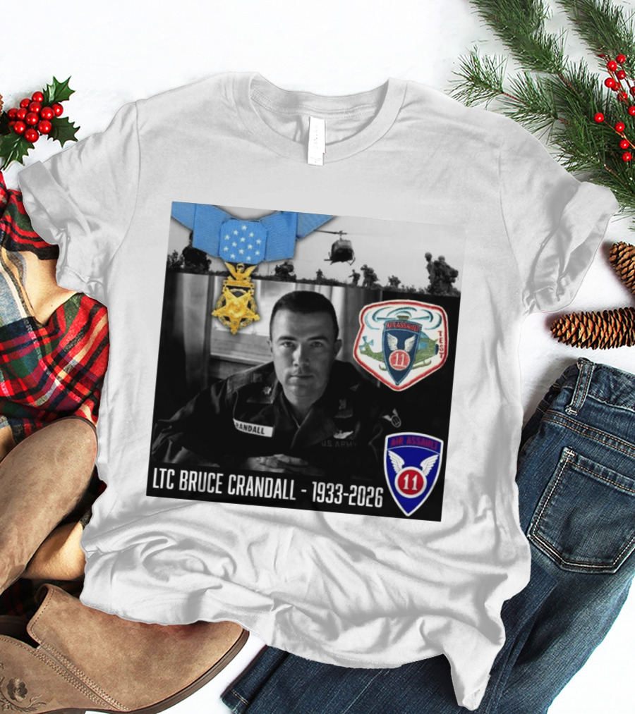 LTC Bruce Crandall Medal Of Honor Air Assault 1933 2026 T-Shirt
