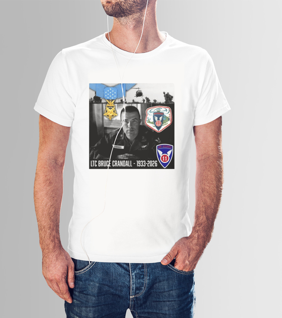LTC Bruce Crandall Medal Of Honor Air Assault 1933 2026 T-Shirt