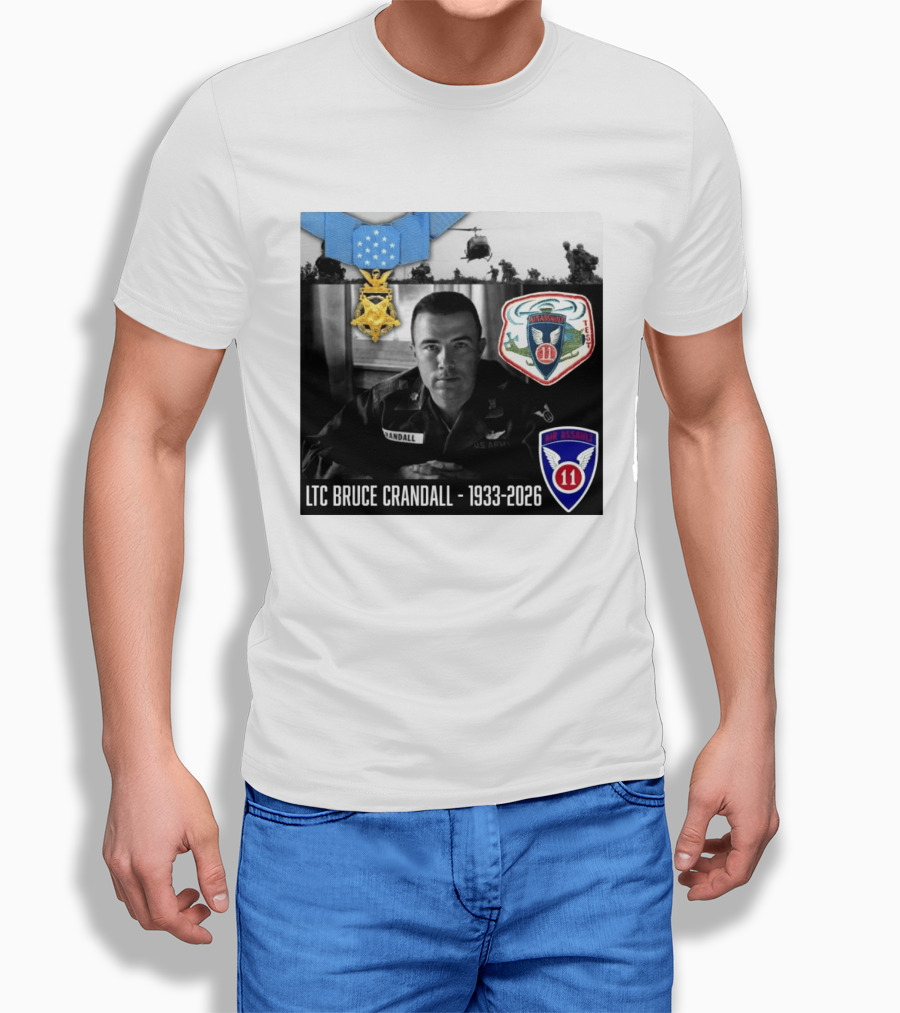 LTC Bruce Crandall Medal Of Honor Air Assault 1933 2026 T-Shirt