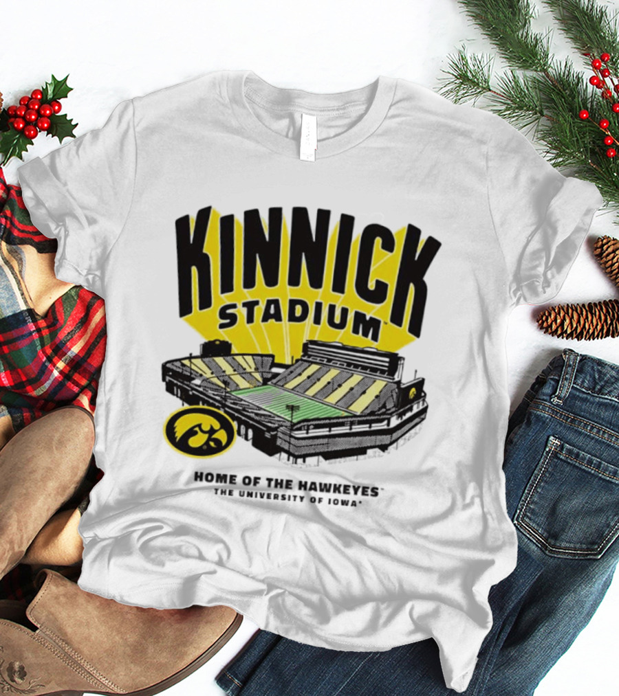 Kinnick Stadium Home Of The Hawkeyes University Of Iowa Football T-Shirt