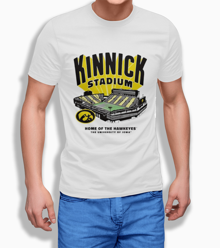 Kinnick Stadium Home Of The Hawkeyes University Of Iowa Football T-Shirt