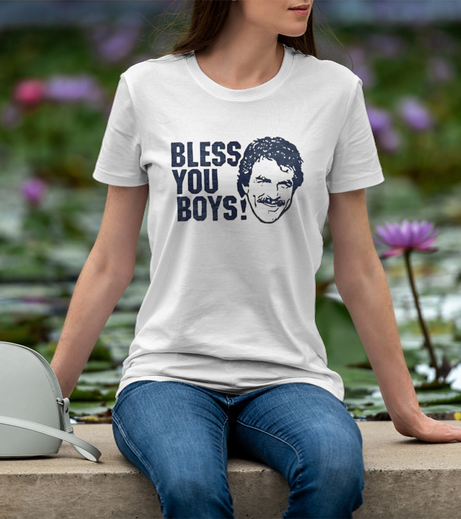 Bless You Boys Tom Selleck Detroit Tigers T-Shirt