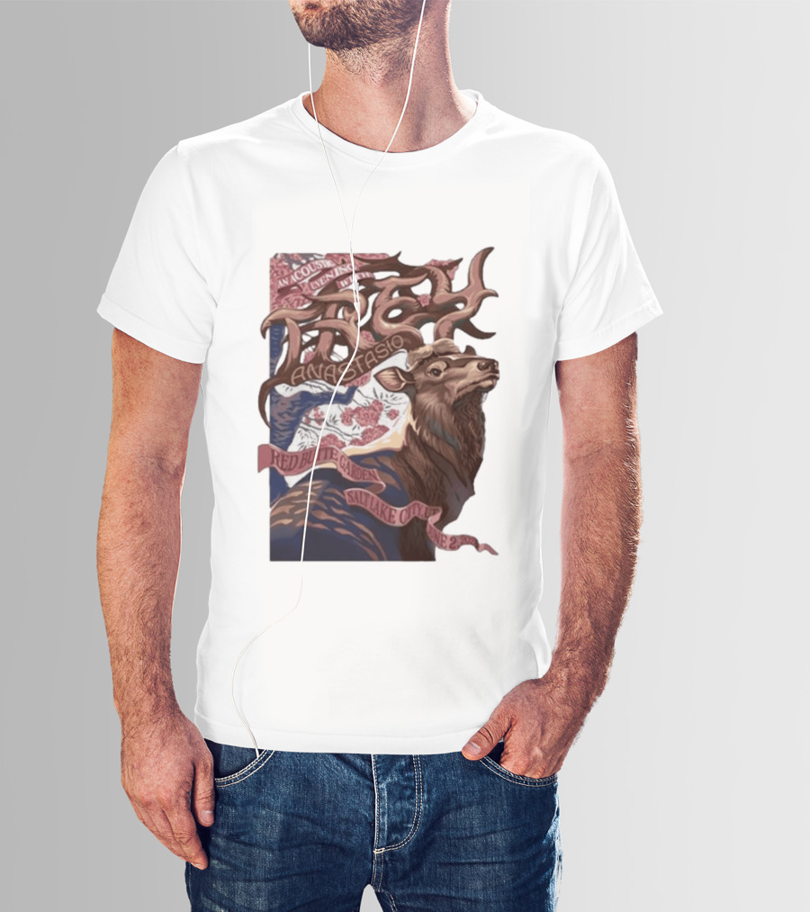 Trey Anastasio Acoustic Evening Red Butte Garden Salt Lake City UT June 02 2026 T-Shirt