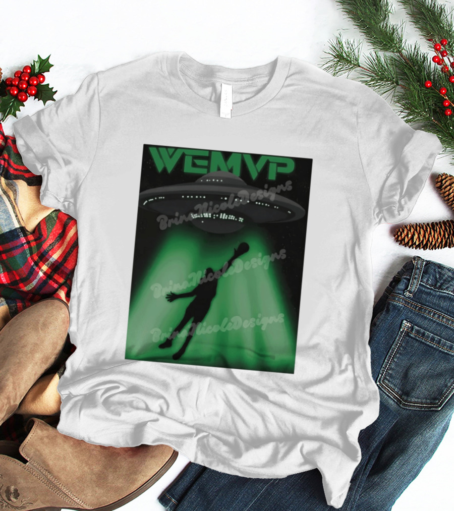WEMVP Wemby Alien UFO San Antonio Spurs Basketball NBA 2026 T-Shirt