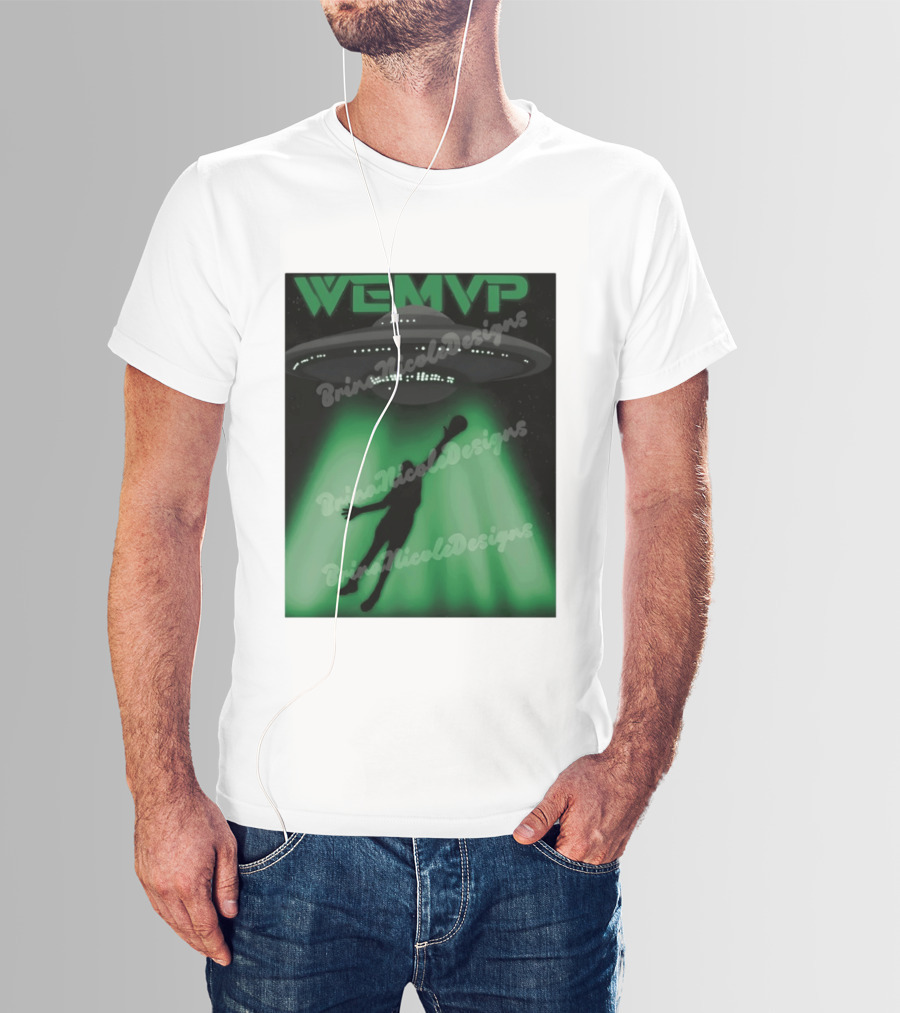 WEMVP Wemby Alien UFO San Antonio Spurs Basketball NBA 2026 T-Shirt