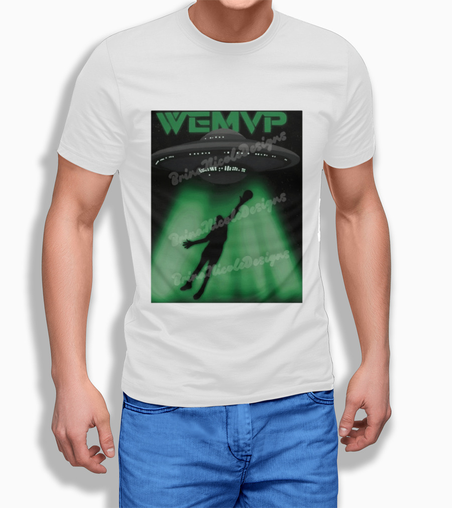 WEMVP Wemby Alien UFO San Antonio Spurs Basketball NBA 2026 T-Shirt