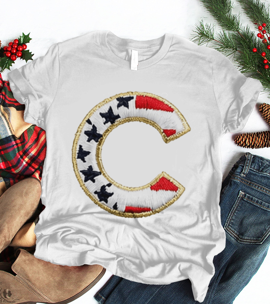 Chicago Cubs America 250th Anniversary Stars And Stripes T-Shirt