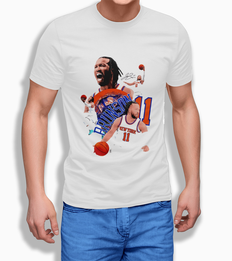 Jalen Brunson New York Knicks 11 Basketball Star T-Shirt