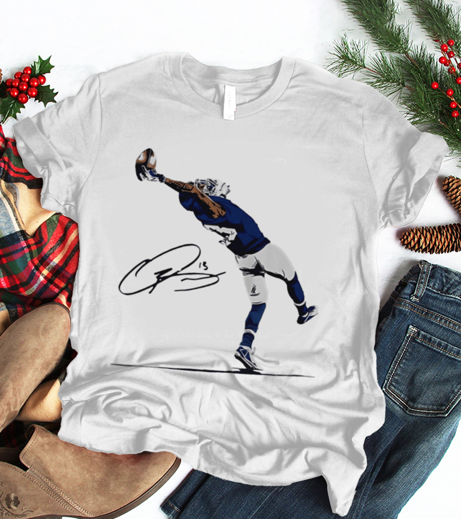 The Catch Odell Beckham Jr. Signature New York Giants Football Moment T-Shirt