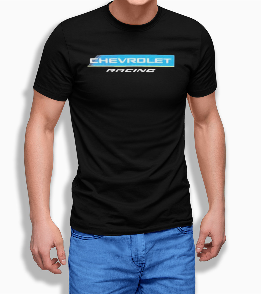 Chevrolet Racing Blue And White T-Shirt
