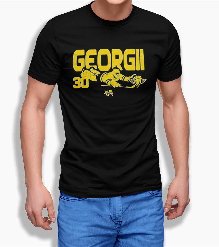 Georgii Romanov 30 Springfield Thunderbirds Hockey Player T-Shirt