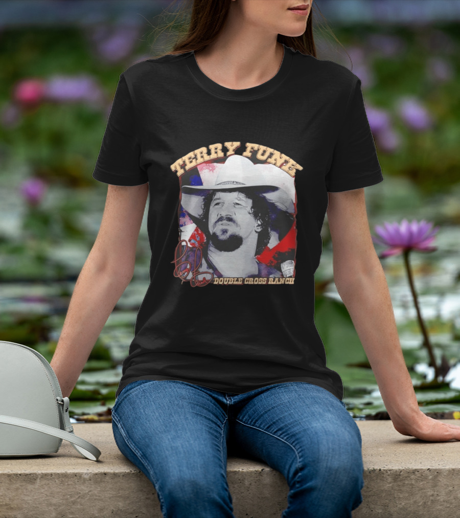 Terry Funk Double Cross Ranch WWE Cowboy T-Shirt