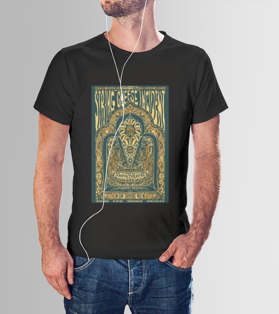 The String Cheese Incident June 5 6 2026 Pepsi Amphitheater Flagstaff Arizona Remi Joy Art Conscious Alliance T-Shirt