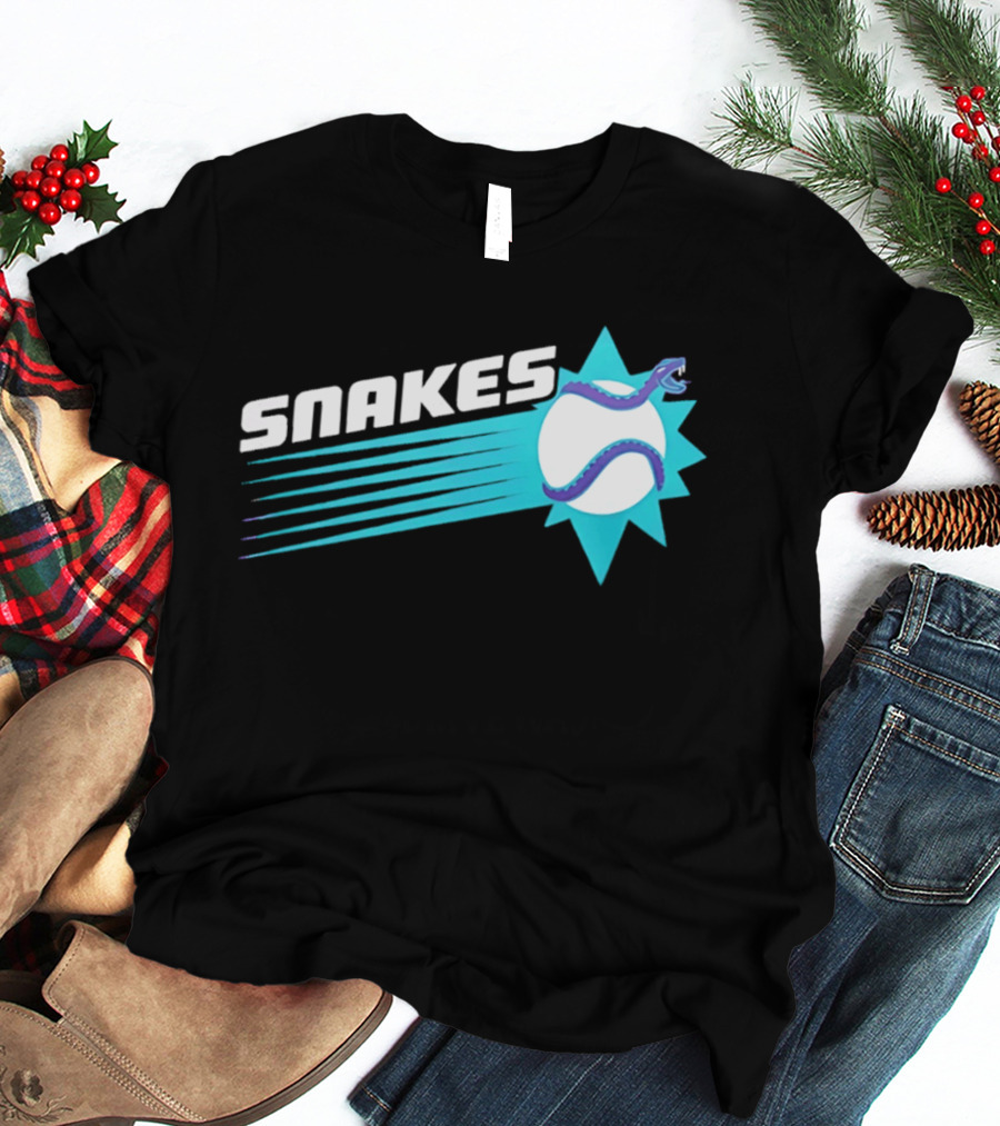 Arizona Snakes Baseball Team Serpentine T-Shirt