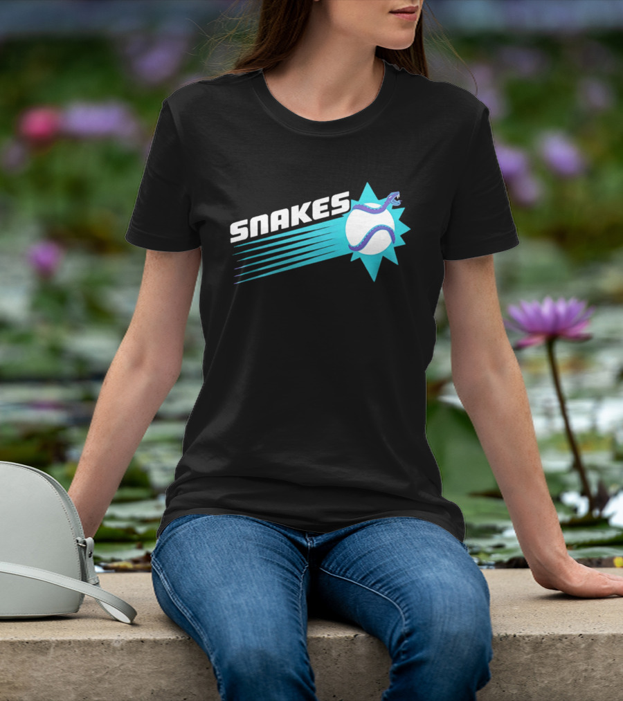 Arizona Snakes Baseball Team Serpentine T-Shirt