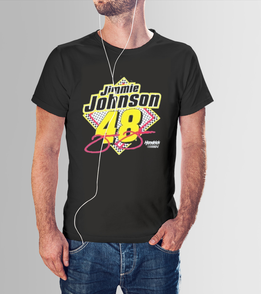 Hendrick Motorsports Jimmie Johnson 48 Racing Team NASCAR Fan T-Shirt