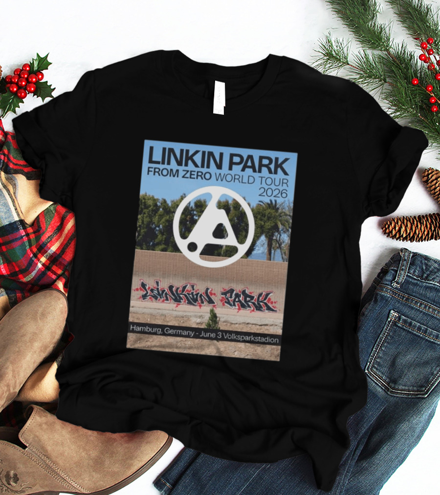 Linkin Park From Zero World Tour 2026 Hamburg Germany June 3 Volksparkstadion T-Shirt