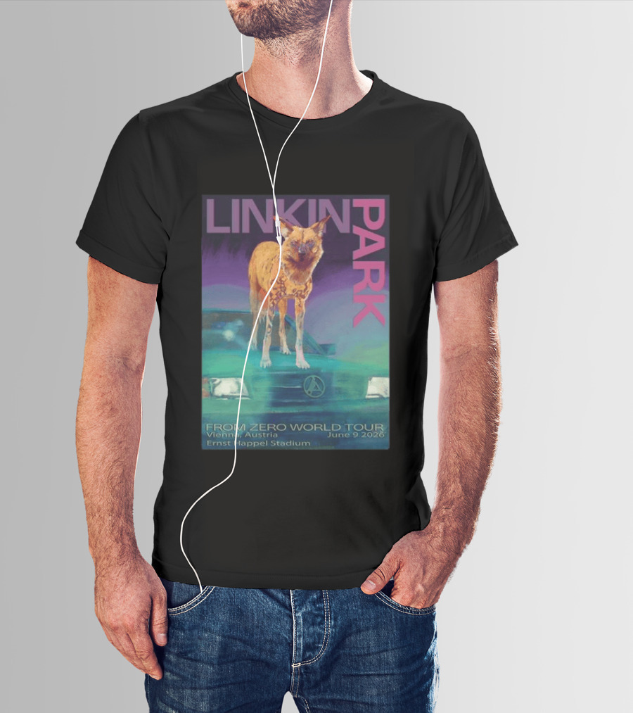 Linkin Park From Zero World Tour 2026 Vienna Austria June 9 Ernst Happel Stadium T-Shirt