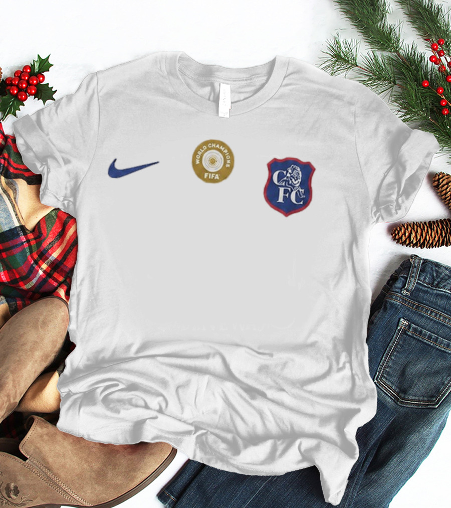 Chelsea 2026 27 FIFA World Champions CFC Nike White Away Kit T-Shirt