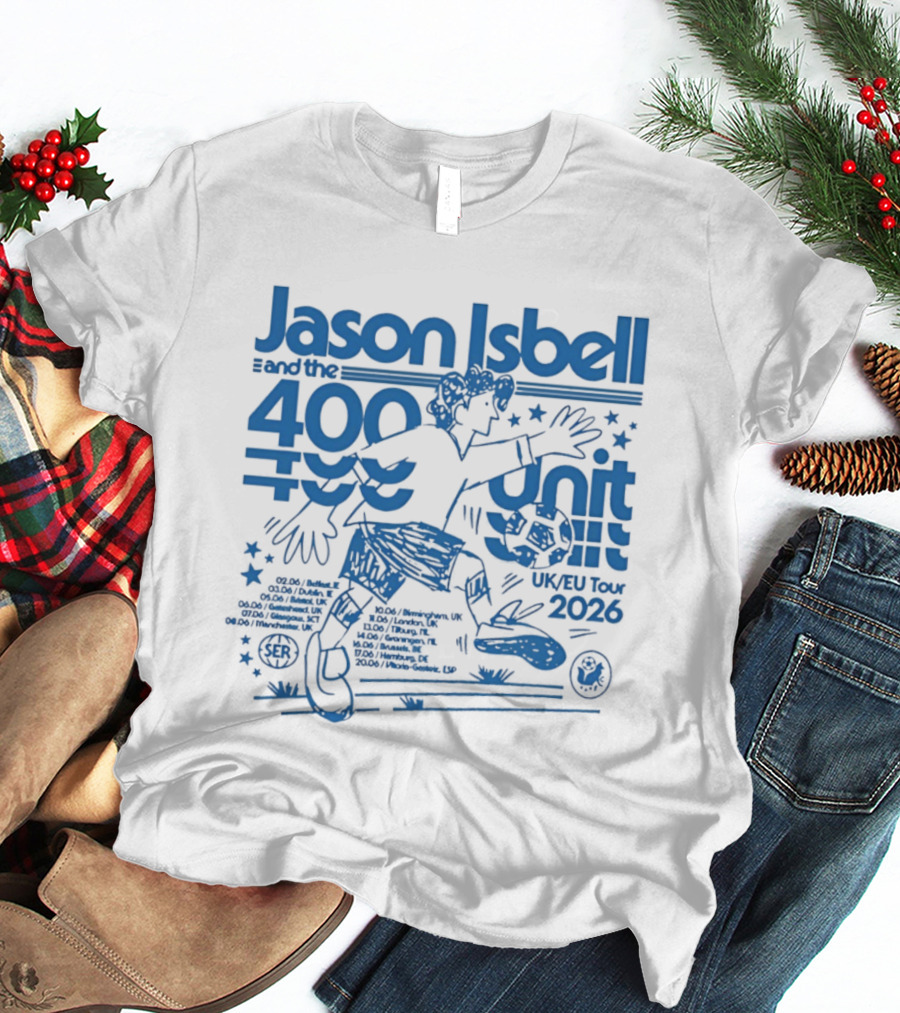 Jason Isbell 400 Unit Live June 2026 Southeastern Records UK EU Tour T-Shirt
