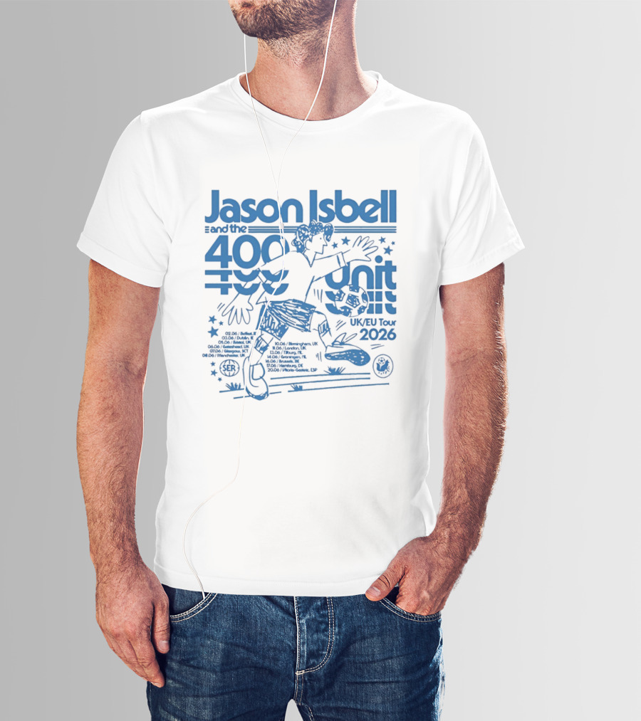 Jason Isbell 400 Unit Live June 2026 Southeastern Records UK EU Tour T-Shirt