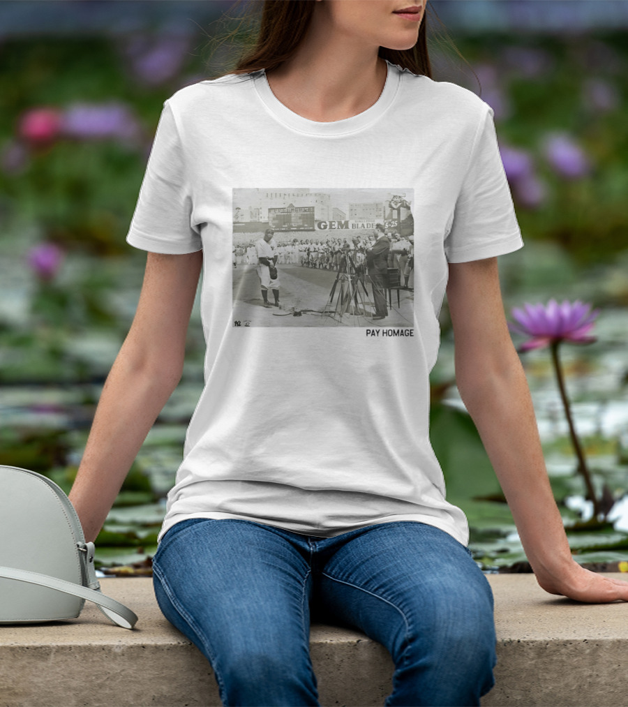 Lou Gehrig New York Yankees Yankee Stadium Farewell Address July 4th Iconic Moment T-Shirt