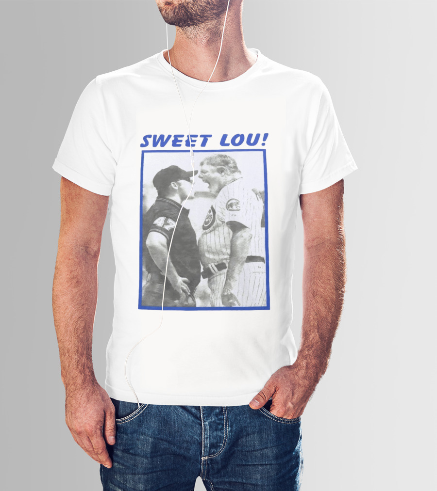 Sweet Lou Piniella Chicago Cubs MLB Umpire Confrontation T-Shirt