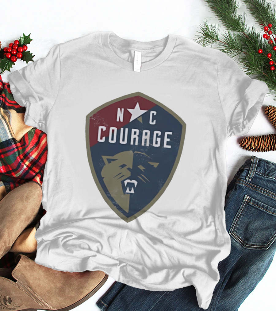 North Carolina Courage Star Shield NC Courage T-Shirt