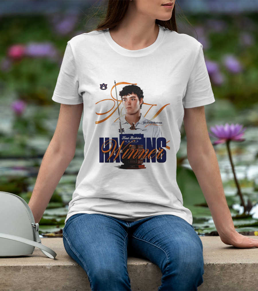 Auburn University Jackson Koivun Fred Haskins Award Winner Golf T-Shirt