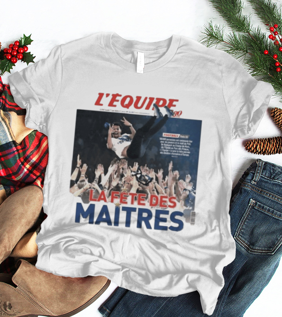 L'Equipe La Fête Des Maitres Football Joyful Celebration T-Shirt