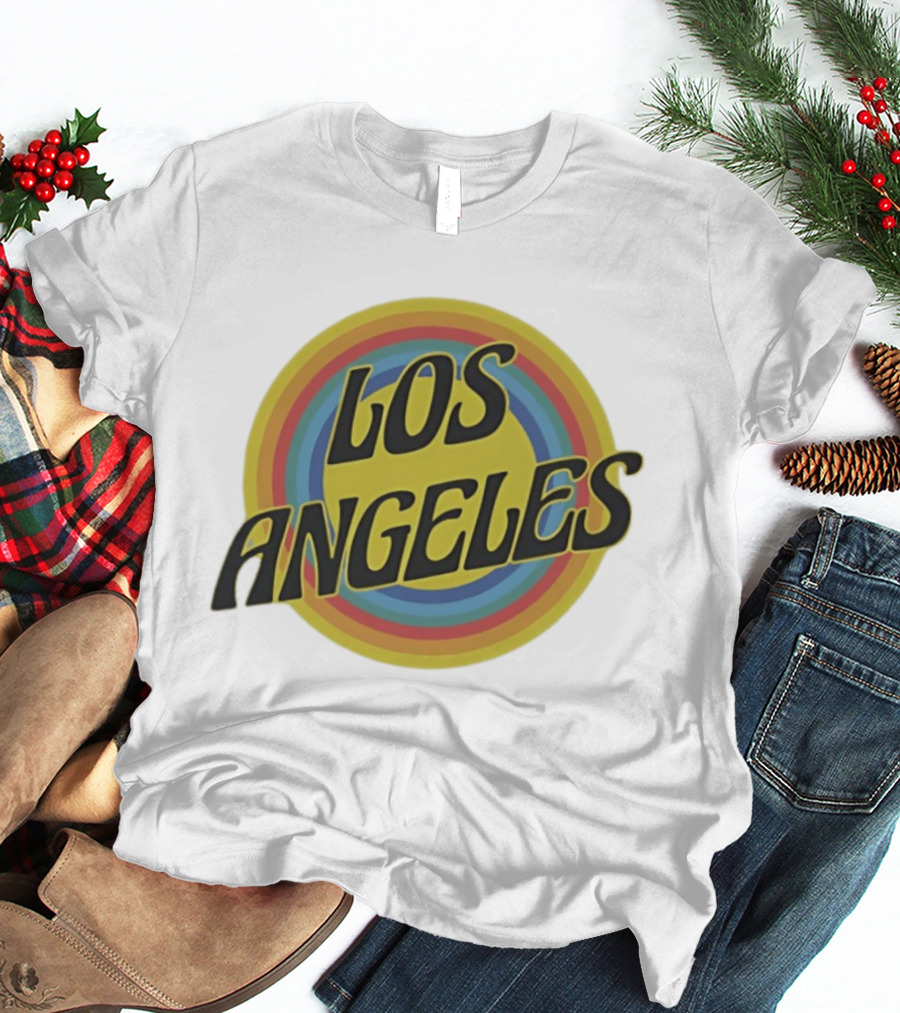 Los Angeles Vintage Rainbow T-Shirt