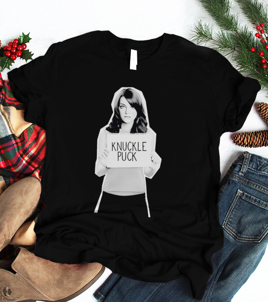 Emma Stone Knuckle Puck Sign T-Shirt